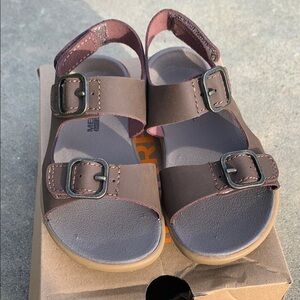 Merrell Bare Steps Kids Brown Sandals
